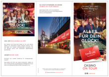 B2B Folder für Casino on Tour