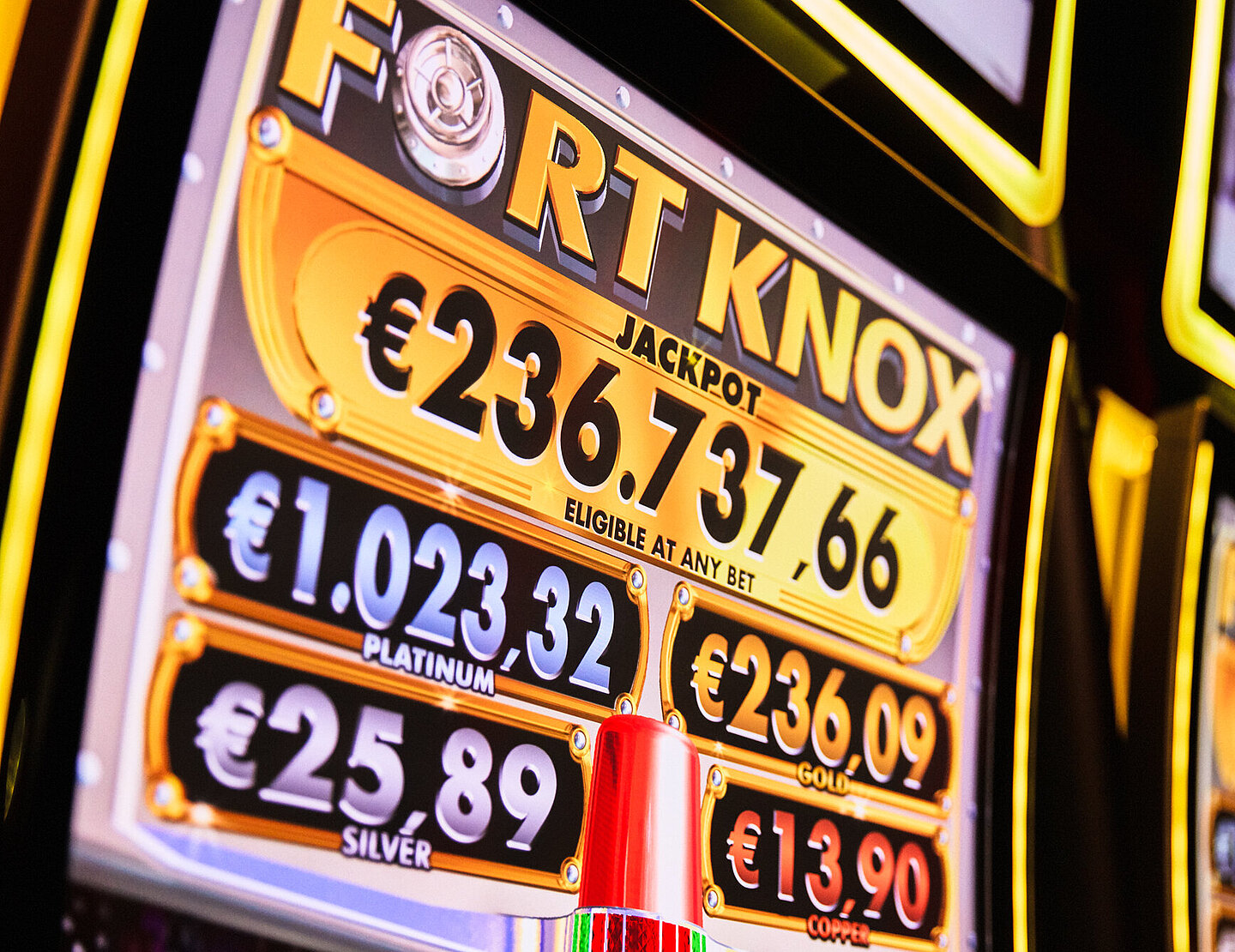 Fort Knox Jackpot Display