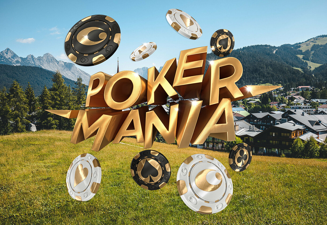Pokermania Logo auf Region Seefeld Bild