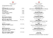 Dinner & Casino Menü 