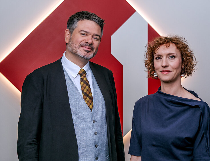Ö1 Kultur-Quiz gehört.gewusst Moderatoren-Team Judith Hoffmann und Bernhard Fellinger