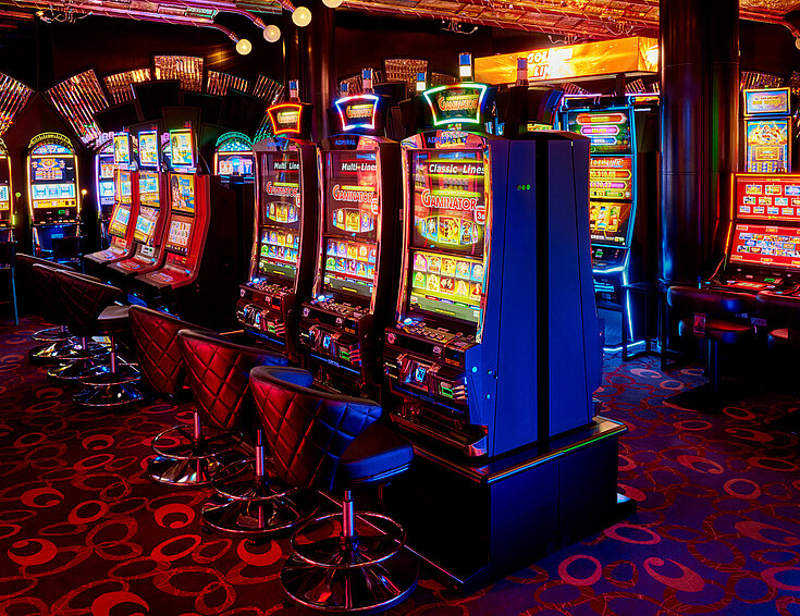Spielautomaten im Casino