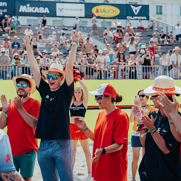 Beach Volleyball 2024 Casinos Austria Riesen-Roulette
