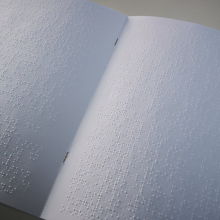 Burgtheater Werkeinführung Hamlet in Brailleschrift