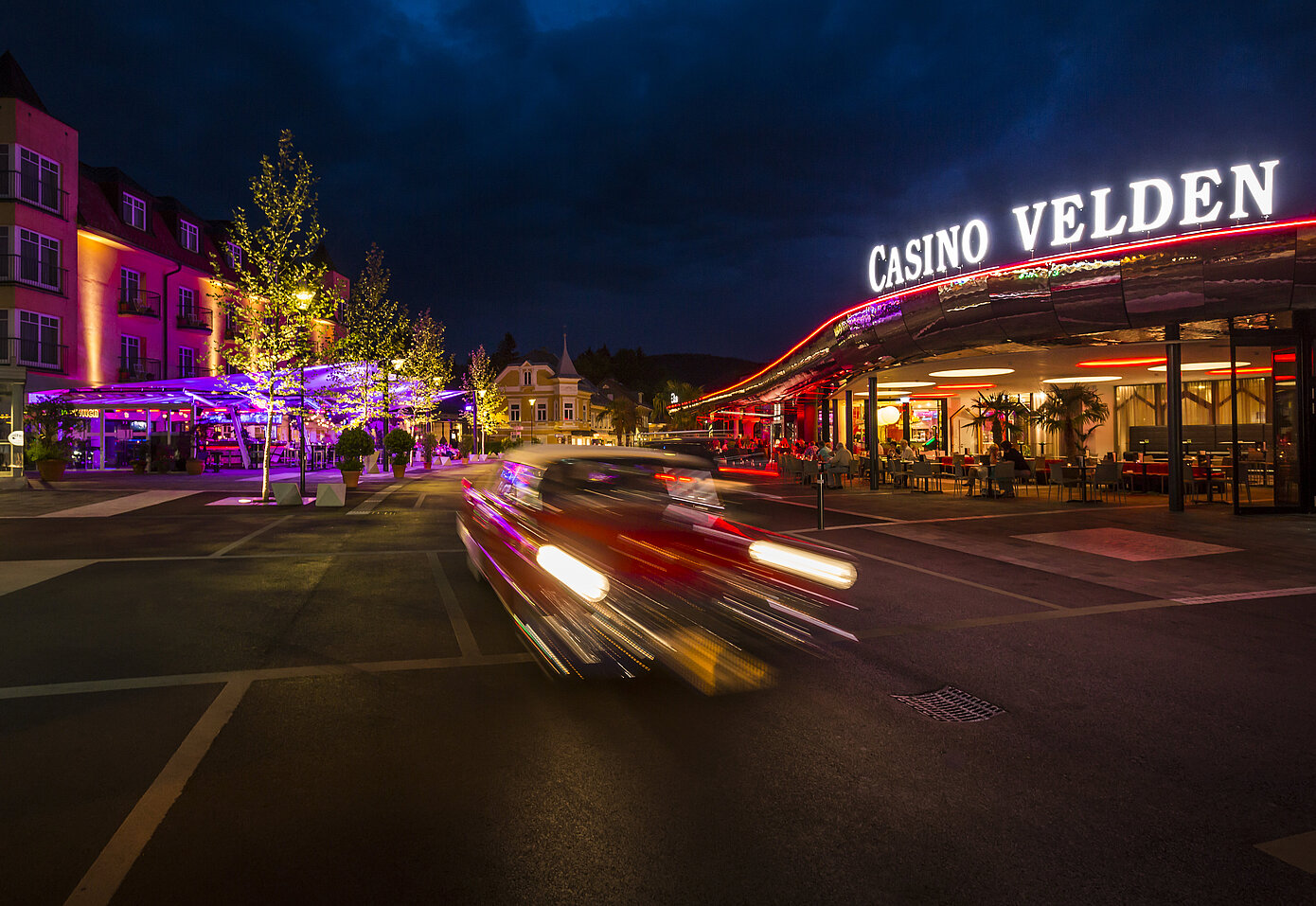 Casino Velden bei Nacht