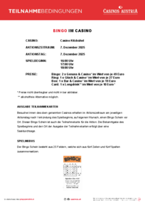 Bingo im Casino Kitzbühel