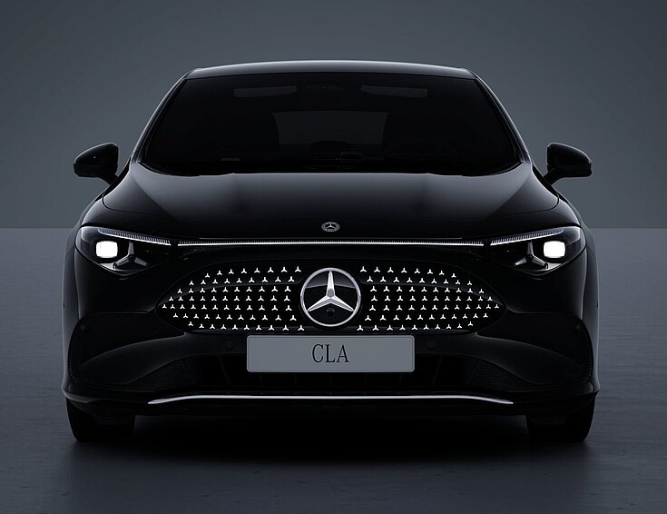 Mercedes Schneider GmbH Mercedes Benz CLA 250+ in schwarz von vorne