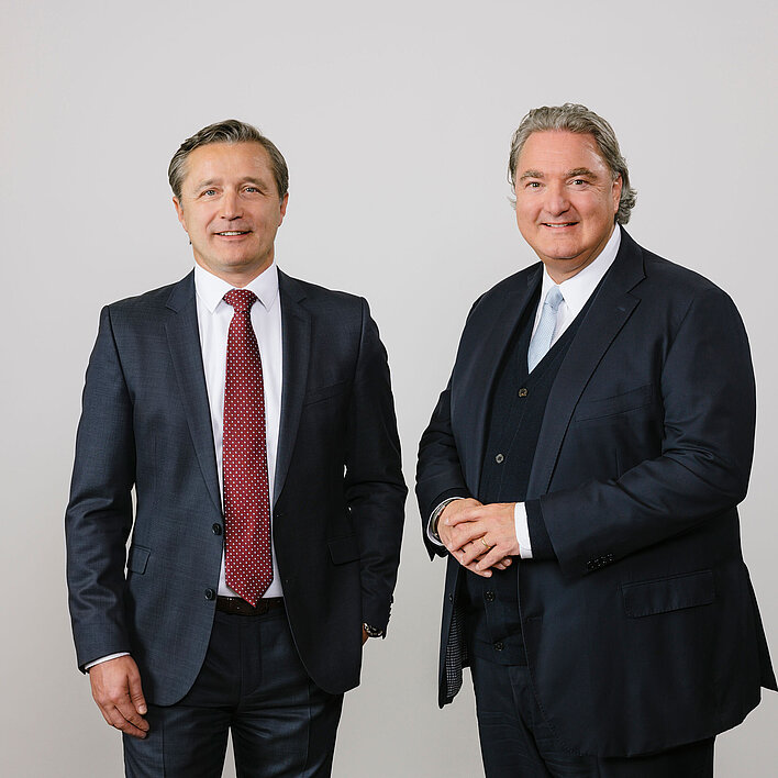Vorstand Casinos Austria Erwin van Lambaart und Martin Skopek