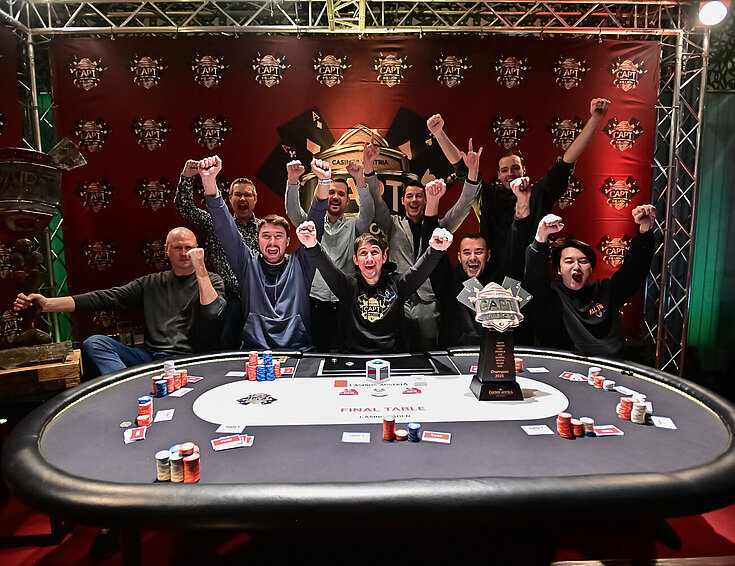 Gruppenfoto Final Table
