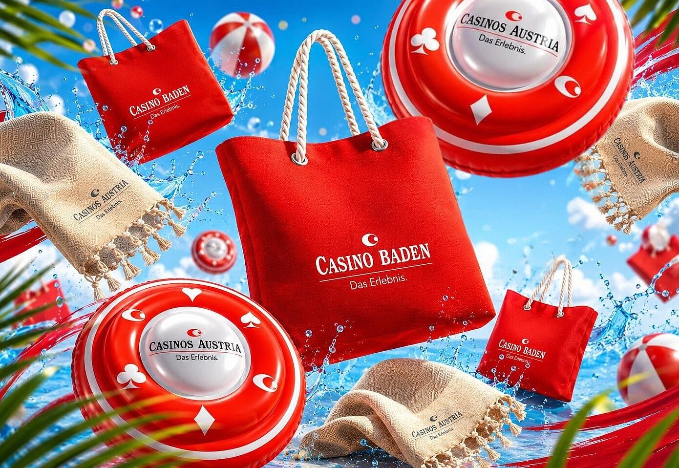 Casino Baden Beach Bag Sujet