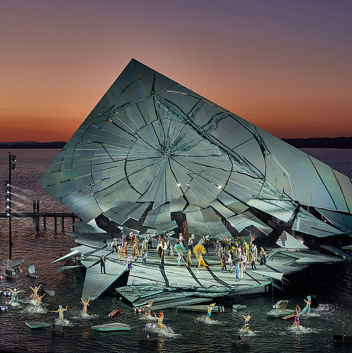 Bregenzer Festspiele Bühnenbild von La Traviata