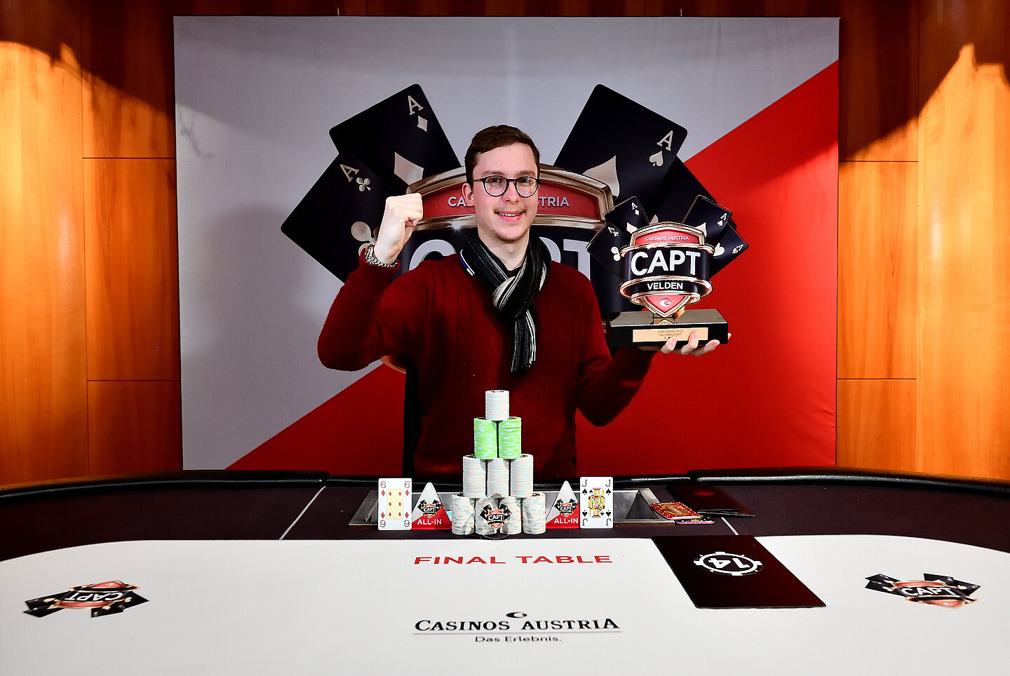  CAPT Velden 2023 NLH Main Event Winner