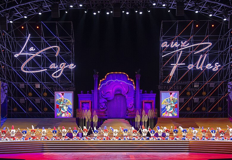 Seefestspiele Mörbisch 2026 - Ein Käfig voller Narren Bühnen-Foto