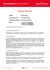 Teilnahmebedingungen für Preisschnapsen 2025