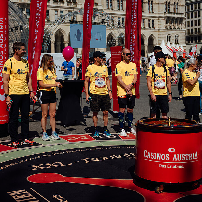 Wings for Life World Run 2024 Riesen-Roulette