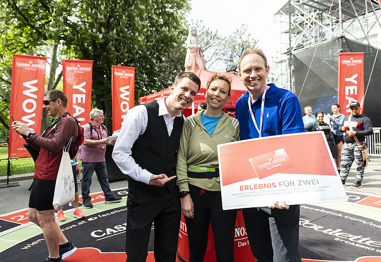 Wings for Life World Run 2023 Gewinn-Übergabe Casinos Austria