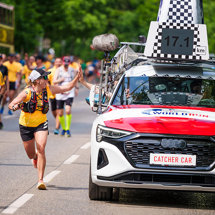 Wings for Life World Run 2024 Catcher Car