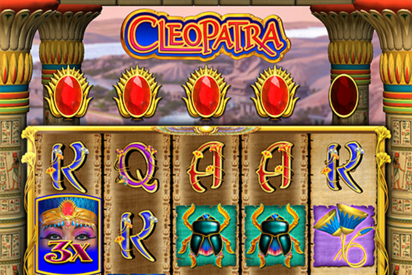 Fort Knox Jackpot Spiel Cleopatra Screen