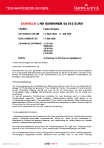 Teilnahmebeingungen Mai 